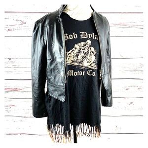 BOB DYLAN MOTOR CO. | Cut Bleached Shredded Tee